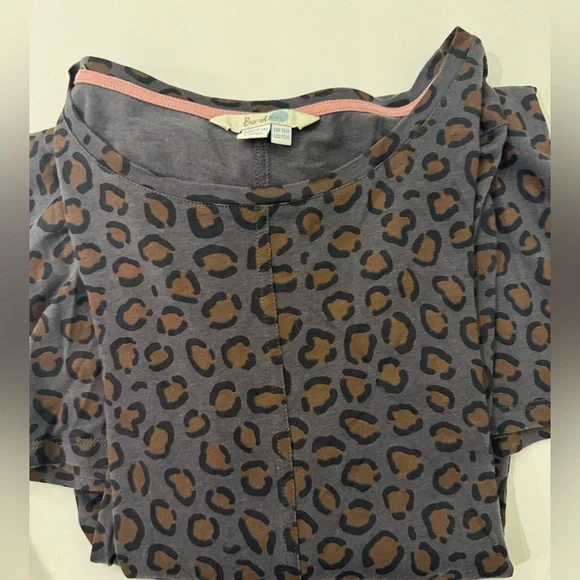 Boden gray leopard print tunic swing dress Size 10R - Picture 12 of 12